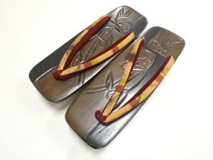 鎌倉彫　桐下駄(23センチ)